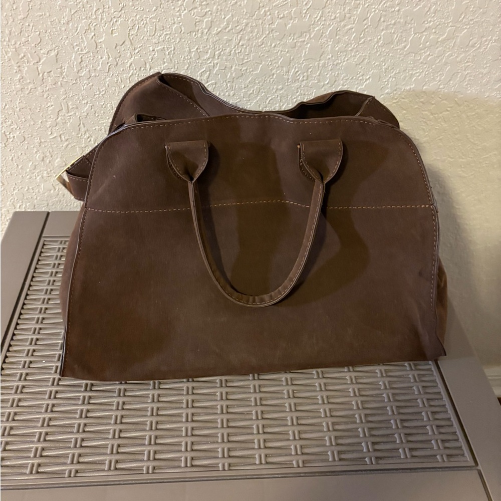 Brown Leather Tote Bag
